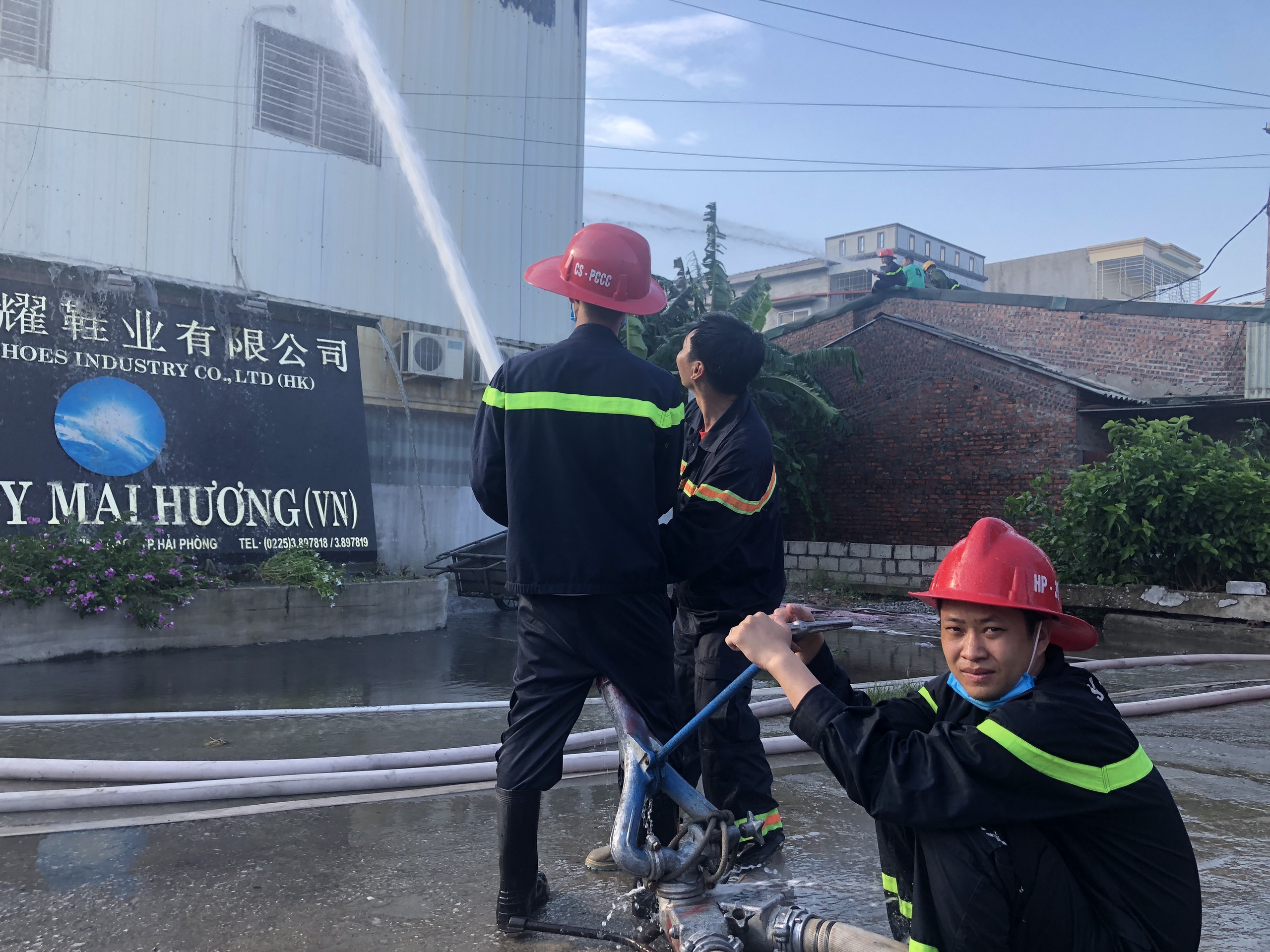 Thông tin về vụ cháy tại Công ty TNHH Mai Hương(Vĩnh Bảo )